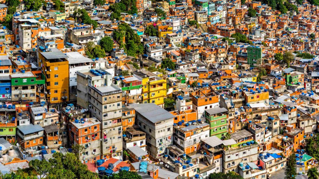 Foto: Favela Rocihna, periferia de Río de Janeiro