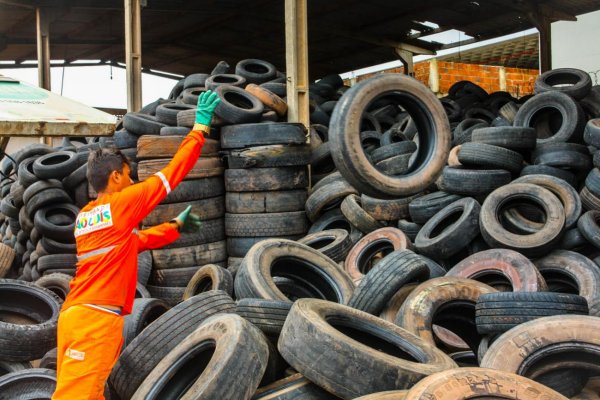 Más 80 mil neumáticos inservibles fueron recogidos durante 2017 en São Luís (Brasil)