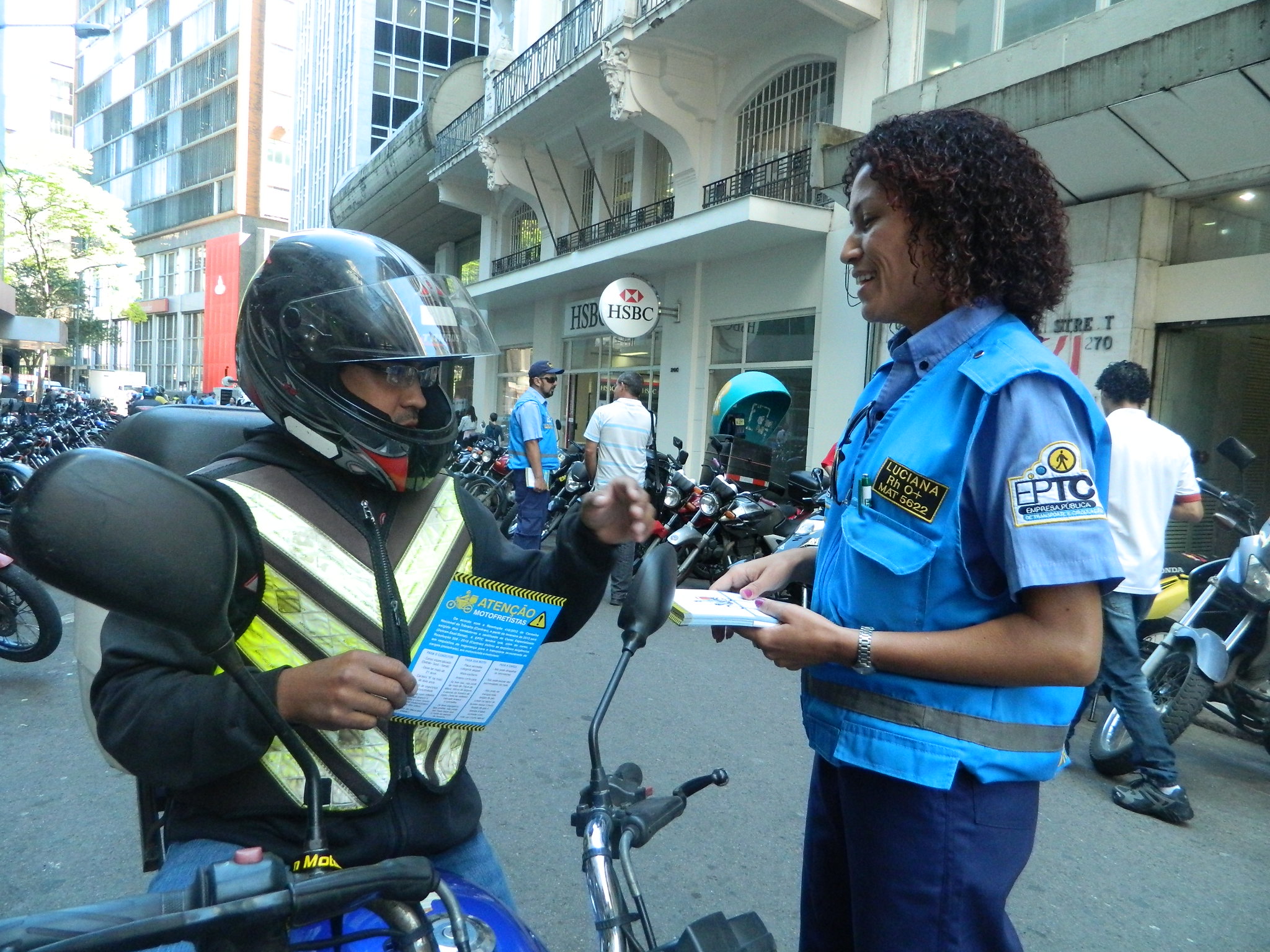 Semana de peatones y motociclistas en Porto Alegre