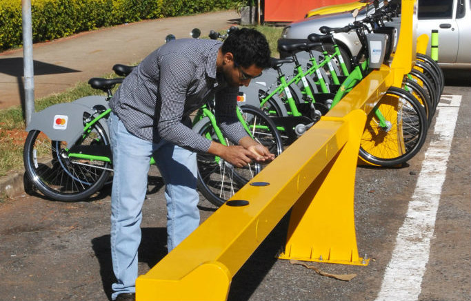 Brasilia tiene nuevas estaciones en su sistema de bicicletas públicas