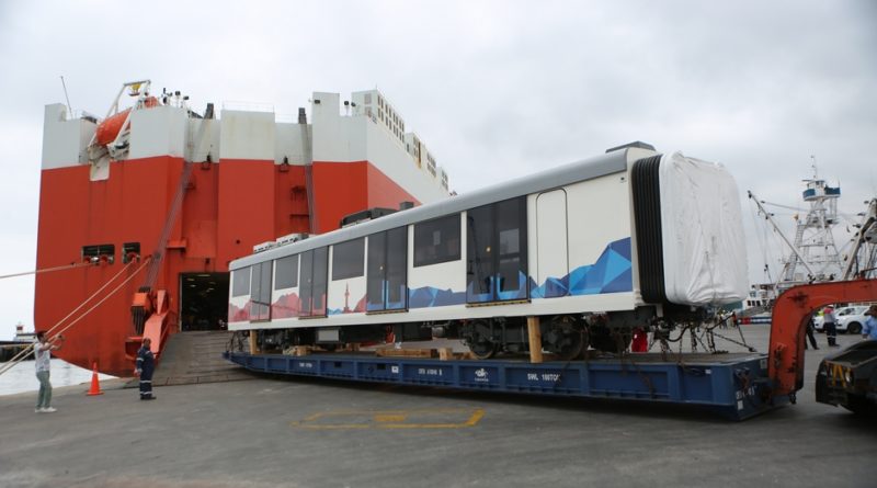 Quito recibe el primer tren para su sistema Metro
