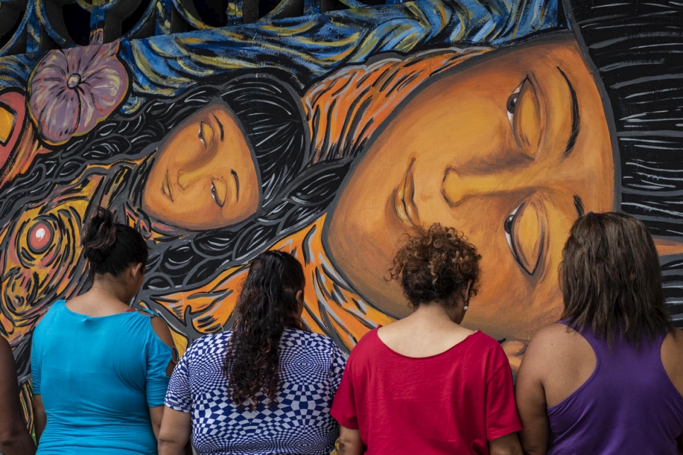 El mural de Tapachula que reivindica los derechos de las mujeres