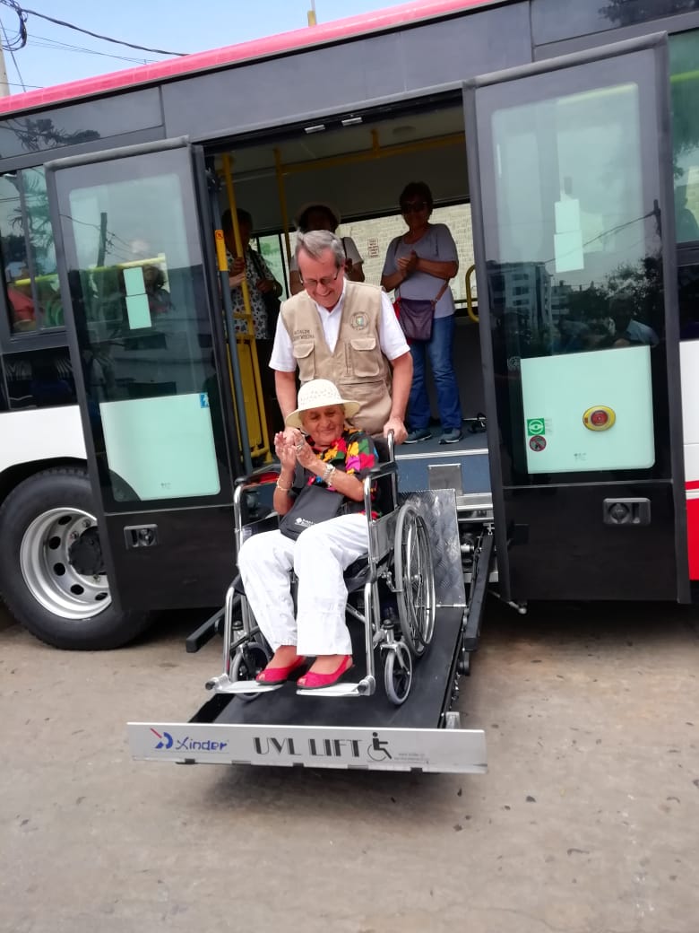 Miraflores pone en marcha buses inclusivos