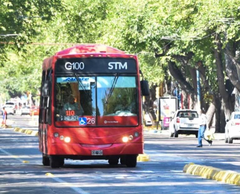 Godoy Cruz habilitó carriles exclusivos para colectivos