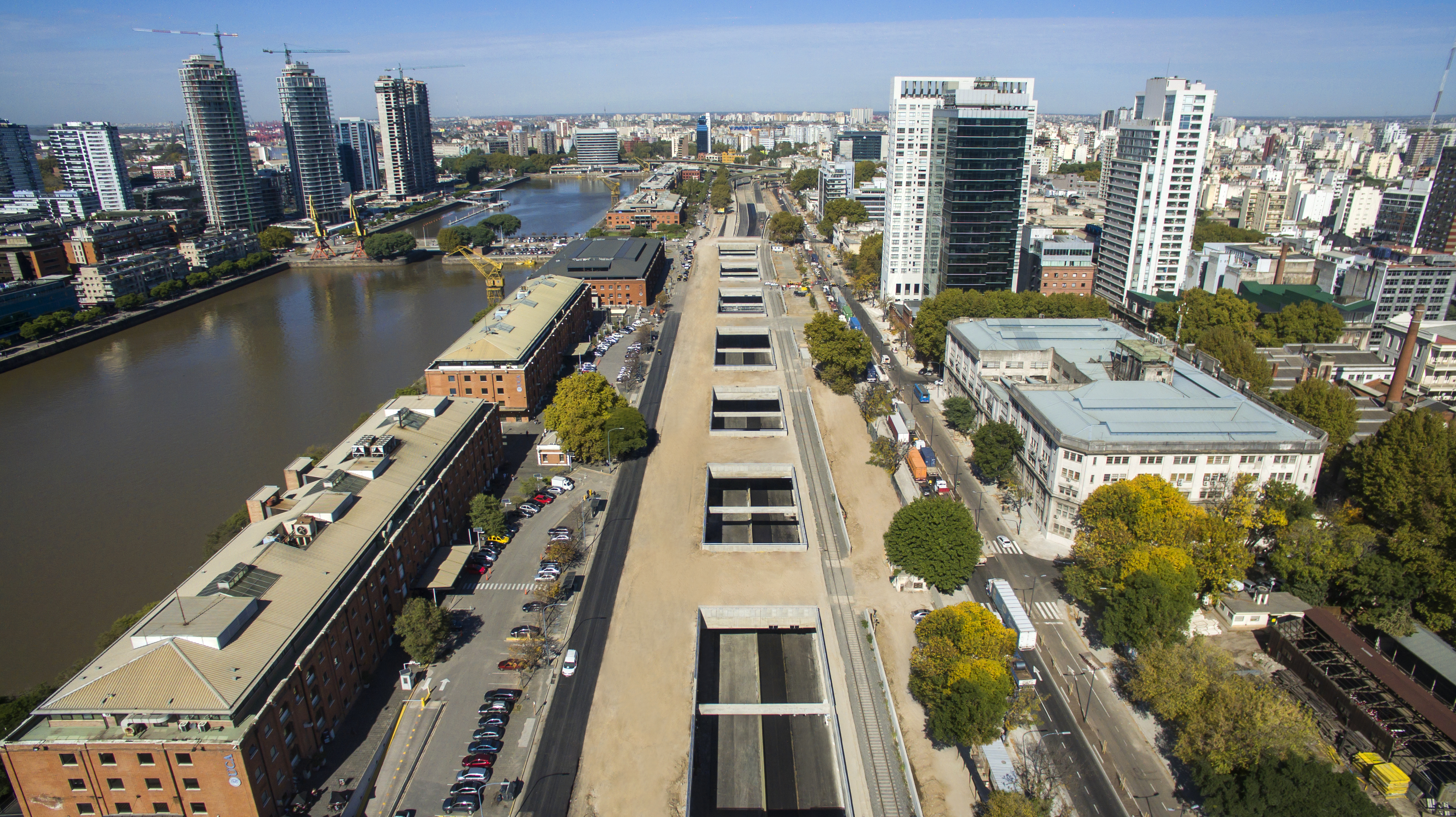 Buenos Aires se alista para la inauguración del Paseo del Bajo