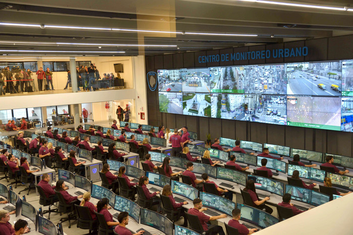 En Chacarita está el Centro de Monitoreo Urbano más grande de la Latinoamérica