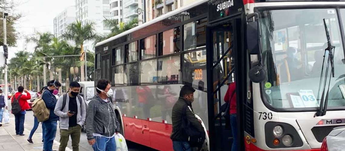 Adaptar un nuevo modelo de transporte urbano en América Latina para afrontar la pandemia