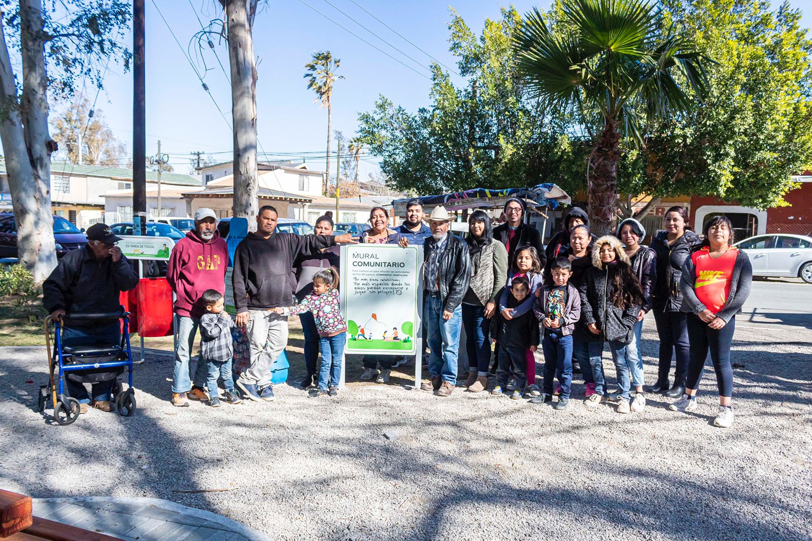 Comunidad de Margarita Maza de Juárez en Tecate, Baja California. 2020.